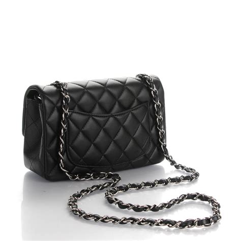 chanel rectangulamini lambskin|Mini classic handbag, Lambskin, black — Fashion .